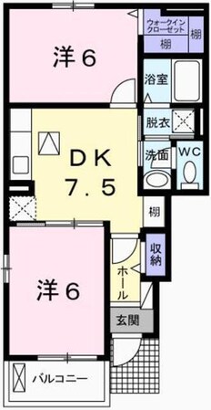 フィオレンティーナⅡの物件間取画像